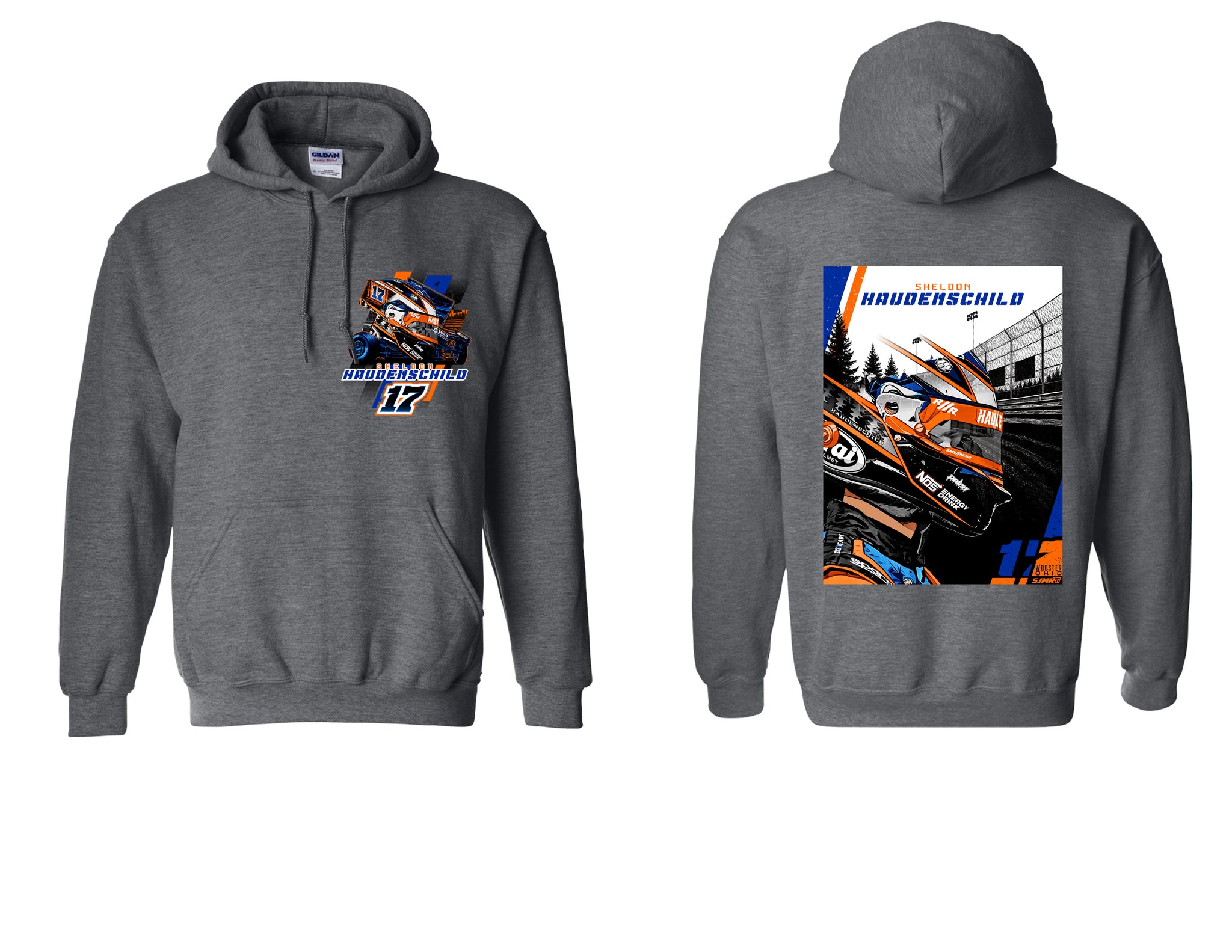 Gray Racer Theme The Racer Gray Hoodie – Shop Haud
