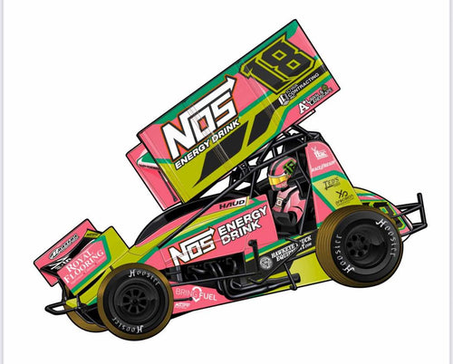 2026 Knoxville Nationals Sprint Car Cut Out