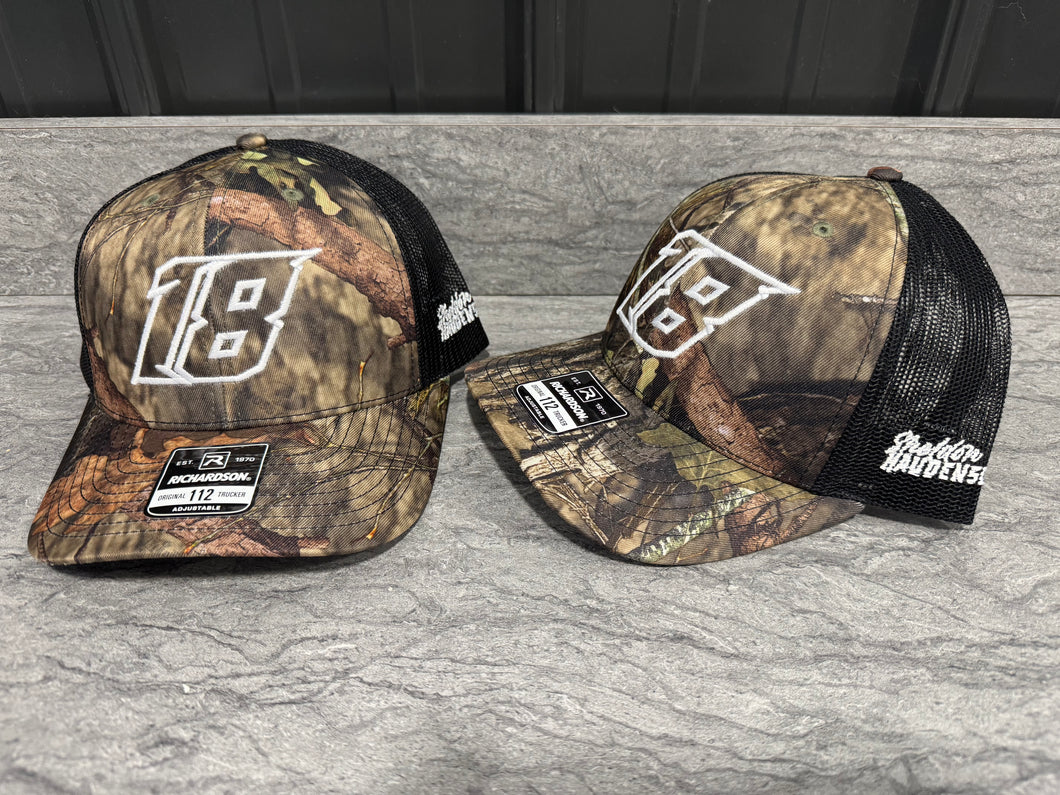 2026 18 Camo SnapBack Mesh Back Hat