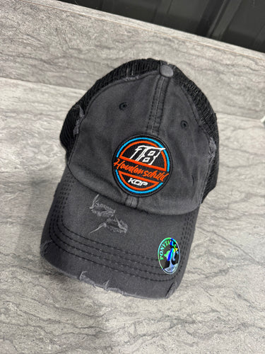 2026 18 Distressed Pony Tail Hat